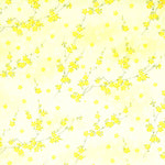 Orecchini gru gialli con fiori di ciliegio