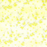 Orecchini gru gialli con fiori di ciliegio